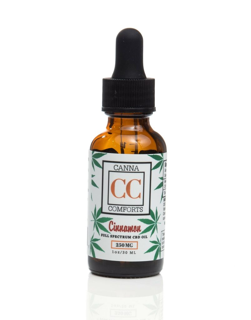 Canna Comforts Full Spectrum Cinnamon CBD Oil – 250 mg
