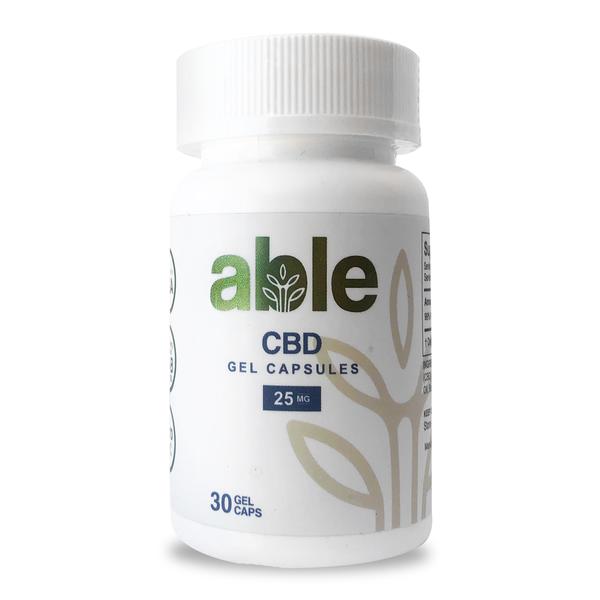 ABLE CBD tabletsand Gelcaps