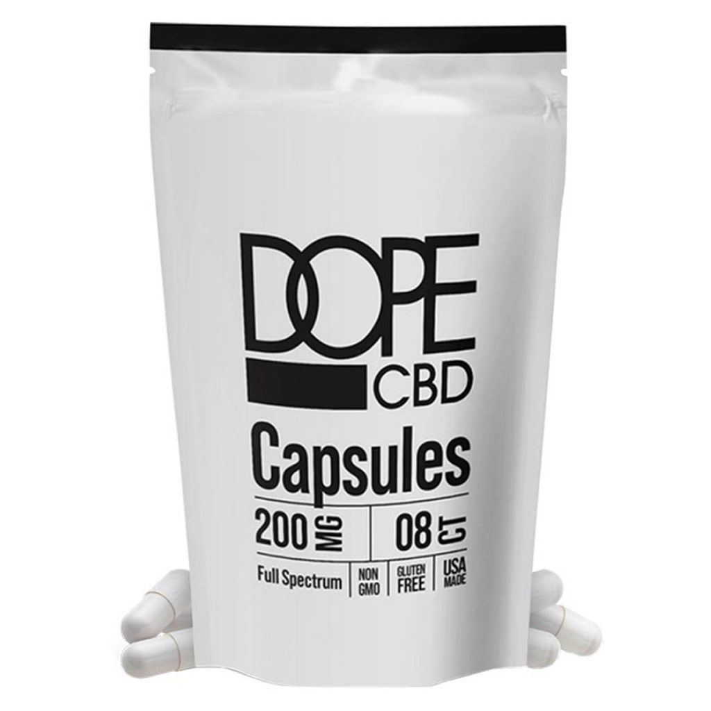 Dope CBD Full-Spectrum Capsules – 200 mg