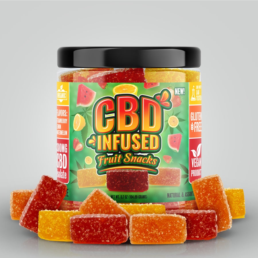 Experience CBD Infused Assorted Fruit Snacks