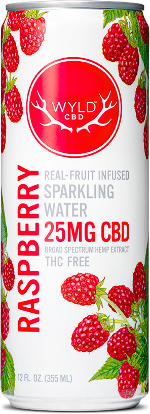 Raspberry CBD Sparkling Water