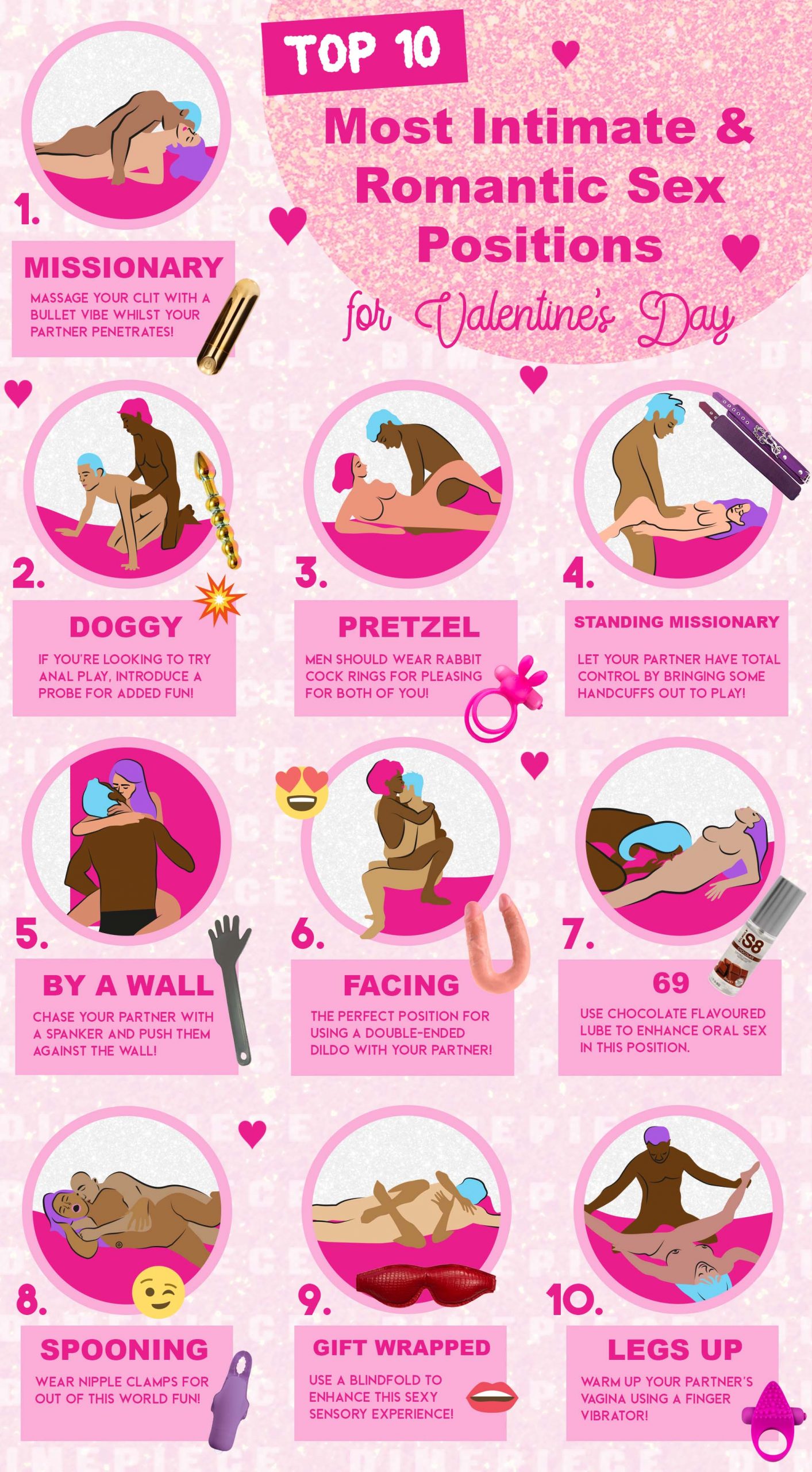 10 MOST INTIMATE AND ROMANTIC SEX POSITIONS FOR VALENTINE'S DAY