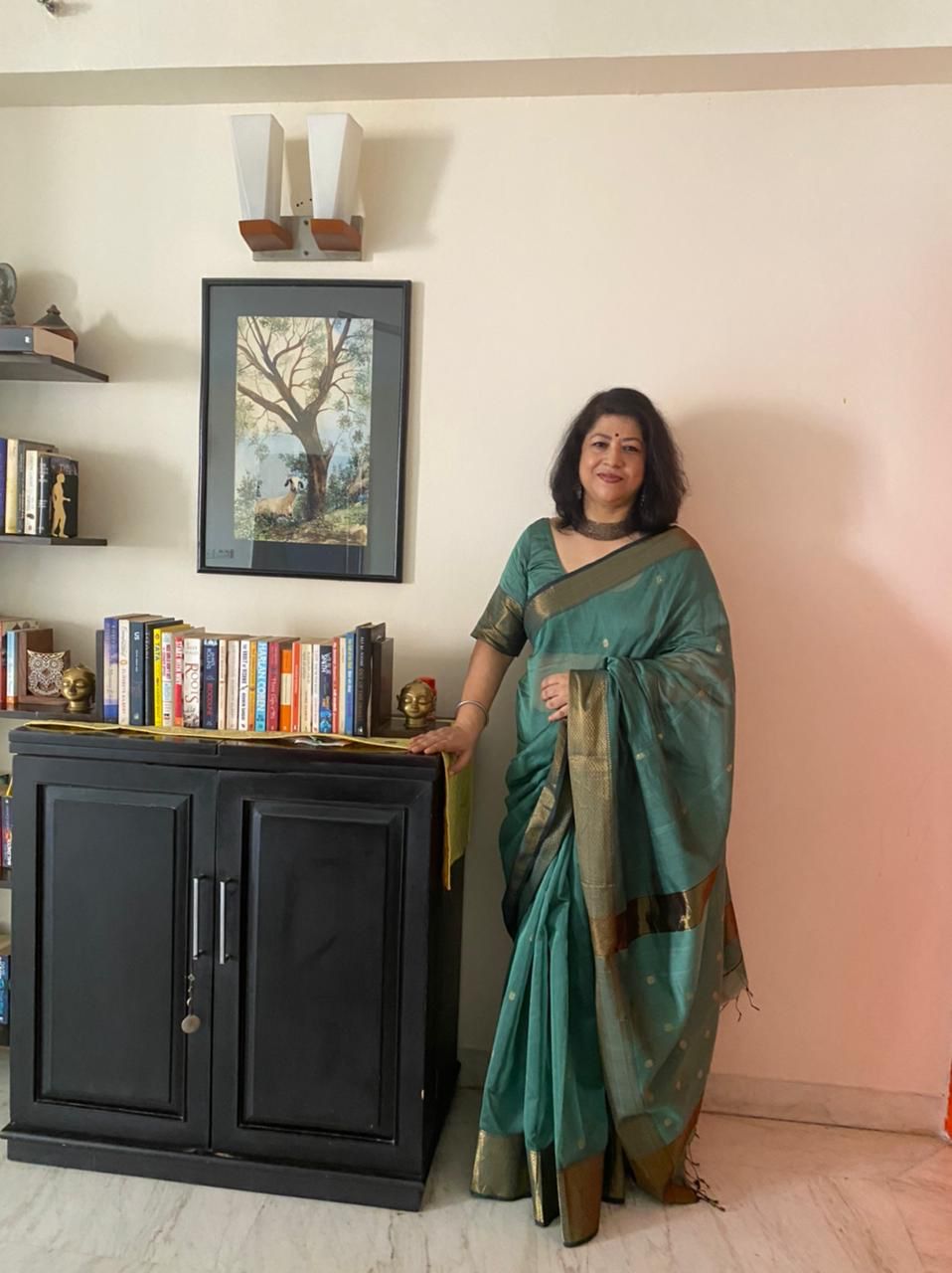 The Magic of Sarees (the oldest online Facebook group set up in 2010 by sisters, Suneeta Mishra, Atlanta Georgia and Susmita Misra, Gurgaon, India to popularise saree wearing across the globe.