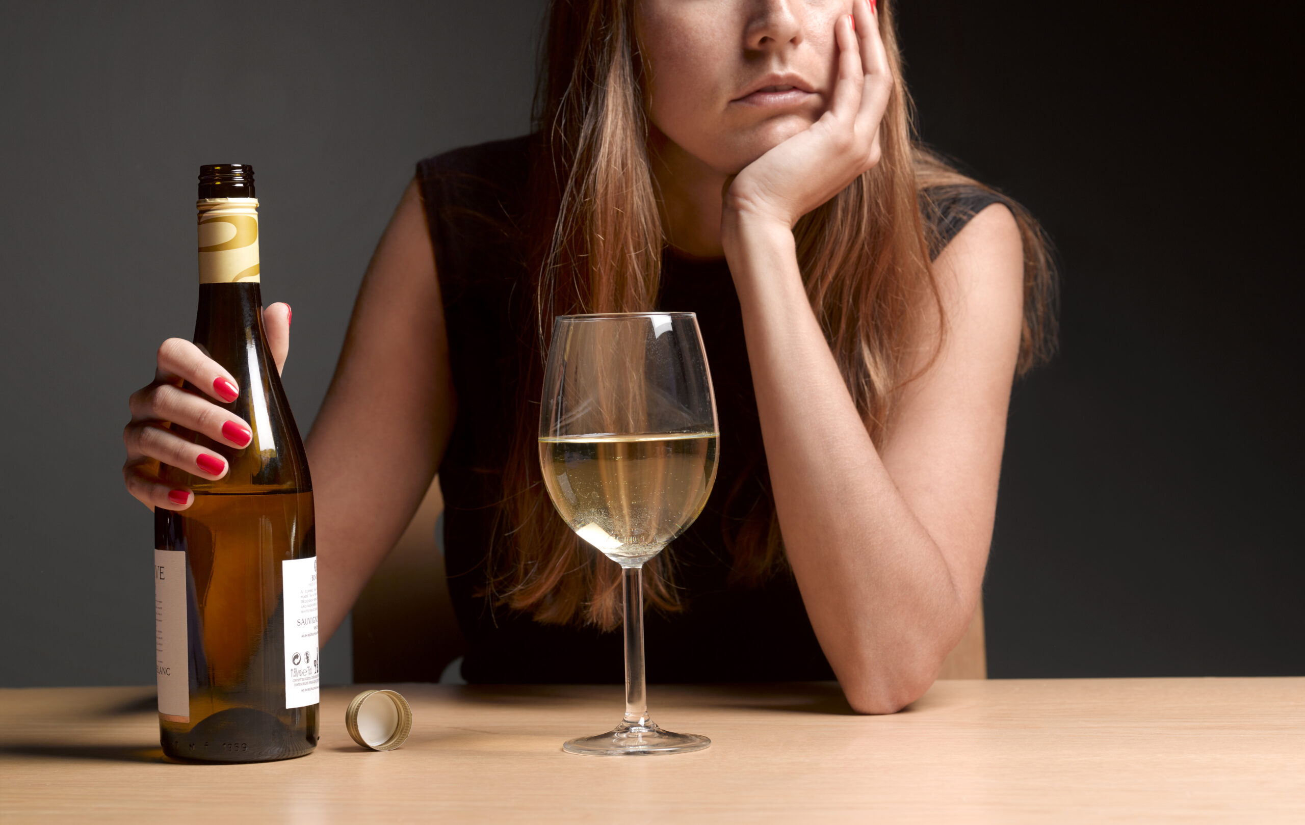 Alcoholic women with depression